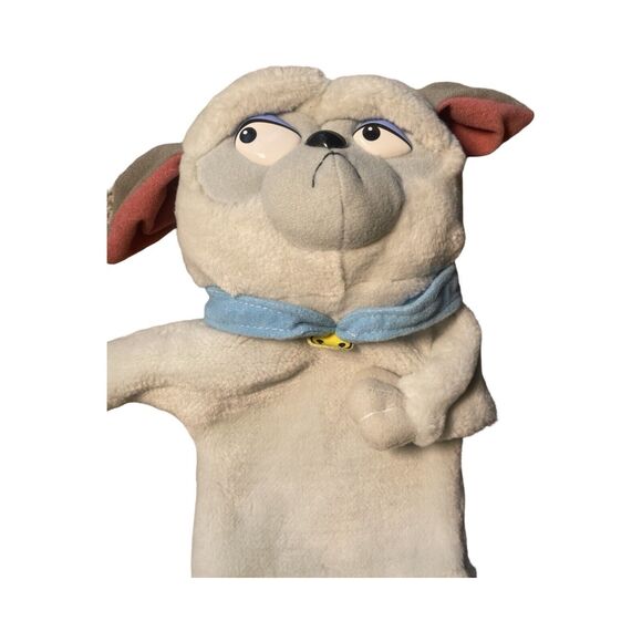 Disney Mattel Pocahontas Percy Pug Dog Meeko Raccoon Hand Puppets Plush - Picture 4 of 4